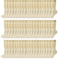 120 Pairs Extra-Long Heavy Slouch Socks – Women'S Shoe Size 5-10, Cotton Blend, Retro 80S Style