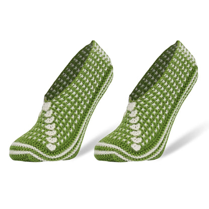 Crochet Hand Knit Slippers for Women Socks 1 Pair Shoe Size 5-7